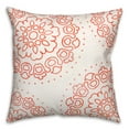 thumbnail image 2 of Creative Products Red Line Mandala Pattern 20x20 Indoor / Outdoor Pillow, 2 of 2