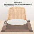 thumbnail image 3 of Hweilai 4 Pcs Set de Table en PVC Tapis de Table Assiettes Dessous de Verre Nappe, Set de Table en PVC, 3 of 8