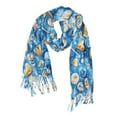thumbnail image 5 of Women Winter Scarves Fashion Pashmina Shawl Wraps Long Blanket Scarf for Fall Spring Fantastic Shells on Sea, 5 of 10