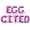 Pink, variant on Letter Balloons - EGG CITED 16" Inch Alphabet Letters Foil Mylar Balloon Easter Party Banner (Pink)
