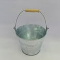 thumbnail image 2 of CRAFTHROU 3Pcs Metal Bucket for Fireplace Ashes Silver Iron for Indoor Use, 2 of 5