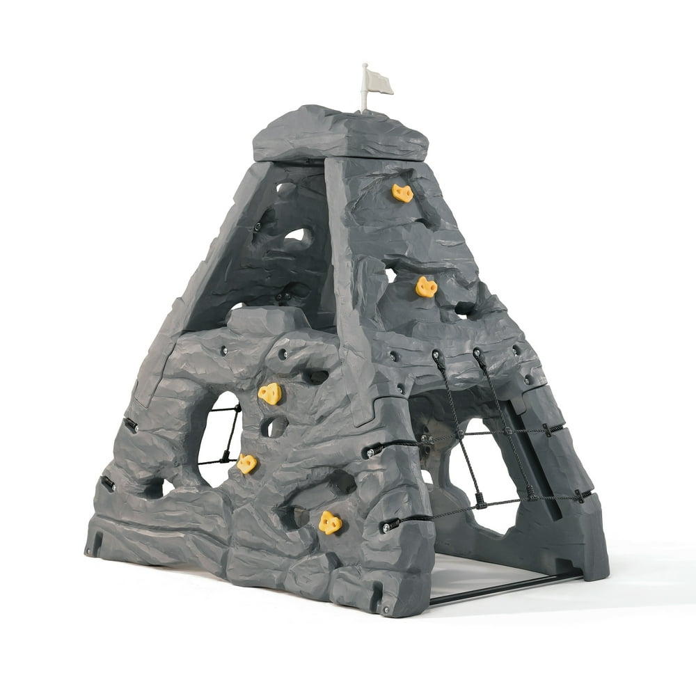 Step2 Skyward Summit, Grey with 100 square feet of Rock Climbing Wall
