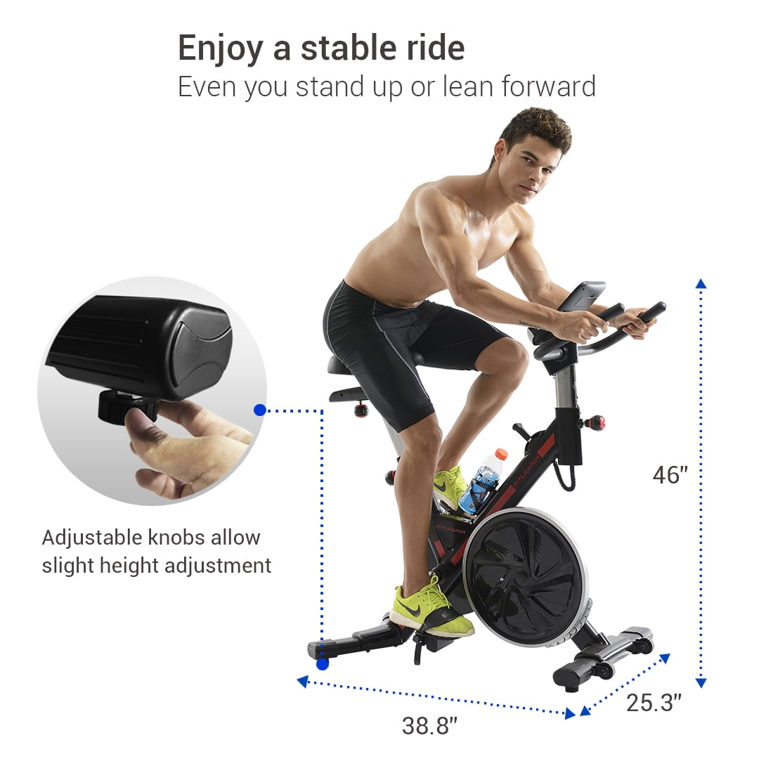 fitleader fs1 stationary exercise bike