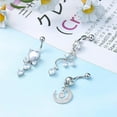 thumbnail image 2 of Beyarina 14G Dangle Belly Button Navel Rings, Steel, 6 Pcs, 2 of 7