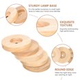 thumbnail image 2 of 5Pack Light Base Wooden Round for Crafting Unique Lighting Solutions, 2 of 8