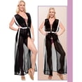 thumbnail image 5 of HAPPY BAY Women's Open Front Soft Beach Duster Kimono Cardigan M-L Charcoal_AB927, 5 of 5
