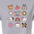 thumbnail image 3 of Disney Classics - Character Group With Icons - Juniors Cropped Cotton Blend T-Shirt, 3 of 5