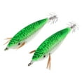thumbnail image 2 of S SERENABLE Luminous Bionic Fake Squid Jig Hook Imitation Design Shrimp Bait Green, 2 of 8