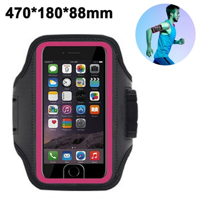 Funda resistente al agua para brazalete de teléfono móvil, soporte para correr, correa ajustable, llave de bolsillo