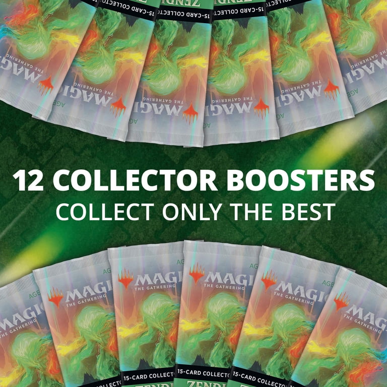 Wizards of the Coast, Magic the Gathering Zendikar Rising Collector Booster Box, 12 Packs, 180 Cards - Walmart.com Wizards of the Coast, Magic the Gathering Zendikar Rising Collector Booster Box, 12 Packs, 180 Cards - Walmart.com