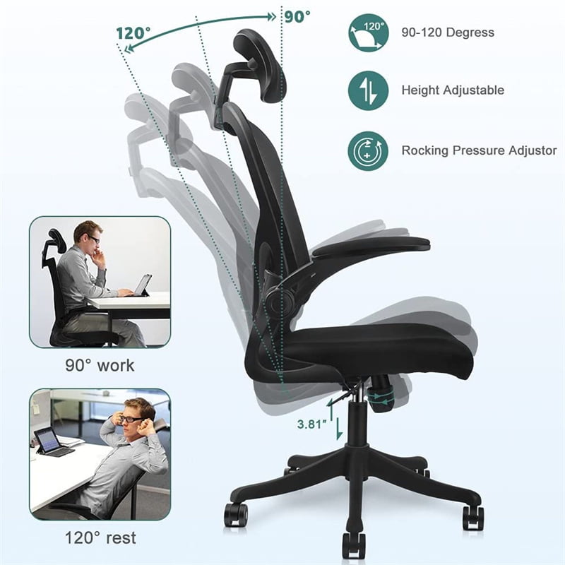 MotionGrey Airglide Series Executive Ergonomic Computer Desk Home