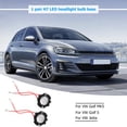 thumbnail image 2 of Retenedores Adaptadores Base Bombilla Faro LED H7 Kuymtek para Golf 5 MK5, 2 of 6