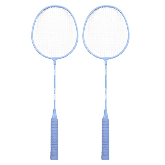 1 Pair Badminton Racquets, 2 Player Badminton Set High Value Sponge Handle Lightweight with 1 Carry Bag 3 Shuttlecocks Portable Badminton Racket Set