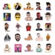 thumbnail image 3 of 50 pcs Bad Bunny Rapper King of Latin Trap Singer Stickers Ipod Laptop Graffiti, 3 of 5