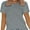 Gray, variant on Womens Loose Fit Tshirts Short Sleeve Summer Tops Casual Workout Yoga Tunic T Shirts Tops