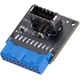 thumbnail image 1 of Placa base de computadora Usb 3.0 Frontal de 19 pines a 3.1 Tipo-C Cabecera del panel frontal Adaptador tipo E Tarjeta de expansión de 20 a 19 pines Namotu CZDZ-HQ20-2, 1 of 7