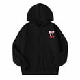 thumbnail image 2 of BOOMNY Child Girls Hoodie Zip Up Cherry Graphic Long Sleeve Hoodies for Kids Fashion Fall Winter Hooded Sweatshirts with Pocket, 2 of 6