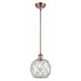 thumbnail image 1 of Innovations 516-1S-AC-G122-8RW-LED Farmhouse Rope 1 Light Pendant part of the Ballston Collection, Antique Copper, 1 of 1