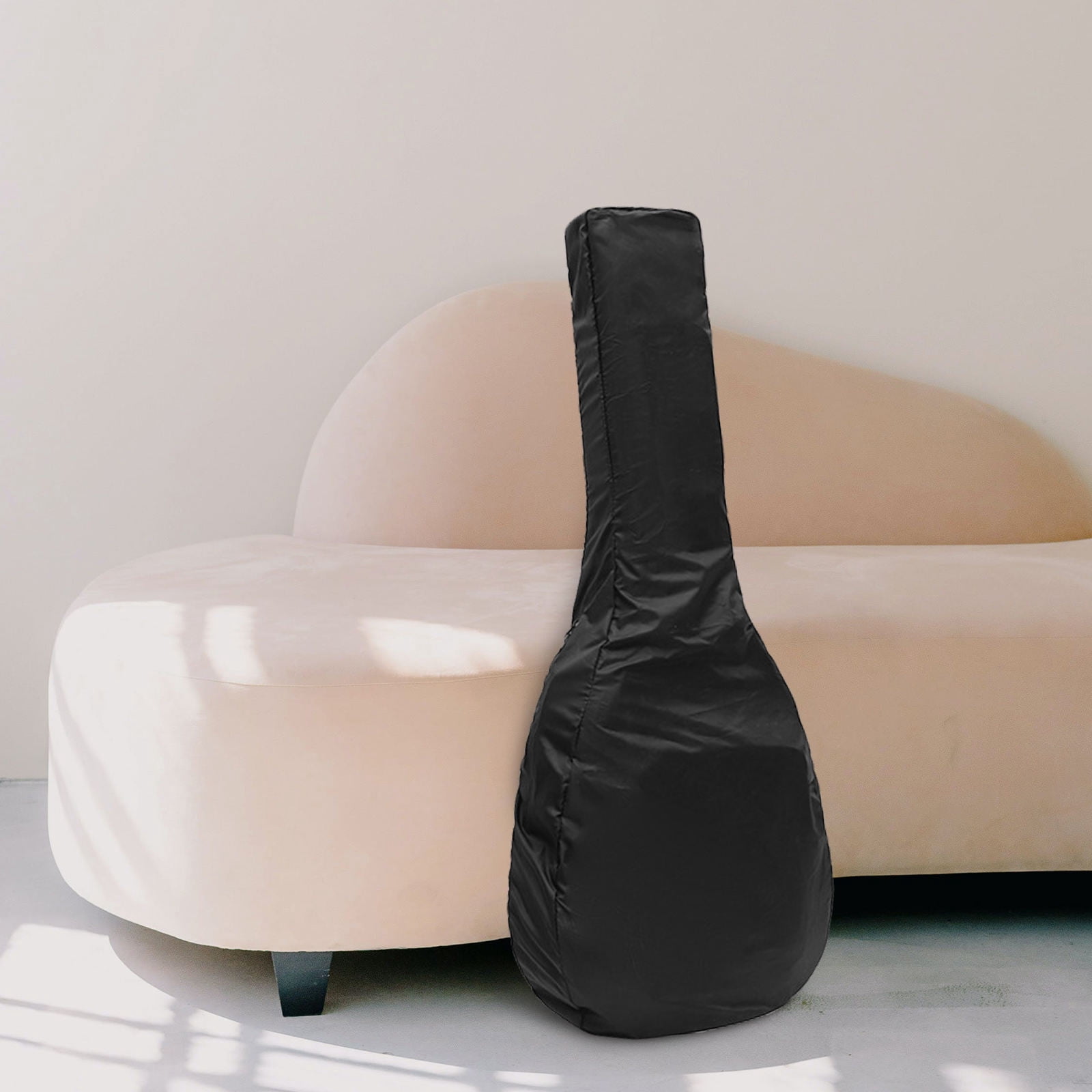 FOMIYES Professional Outdoor Guitar Bag in Black Oxford Cloth for Acoustic Instrument Storage