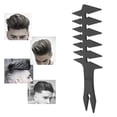 thumbnail image 3 of Wide Tooth Hair Combs, Double Sided Oil Hair Comb for Unique Hair Style. Rounded Teeth, No Scalp Discomfort. Made of  ABS, Lightweight and Portable. Size: 20 X 8 X, 3 of 8