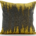 thumbnail image 2 of The HomeCentric Euro Pillows, Charcoal Gray Euro Size Pillow Shams Pack of 2, 26x26 inch (65x65 cm), Velvet Euro Pillow Covers, Abstract, Modern European Sham&nbsp;Covers Easter - Charcoal Spill, 2 of 10