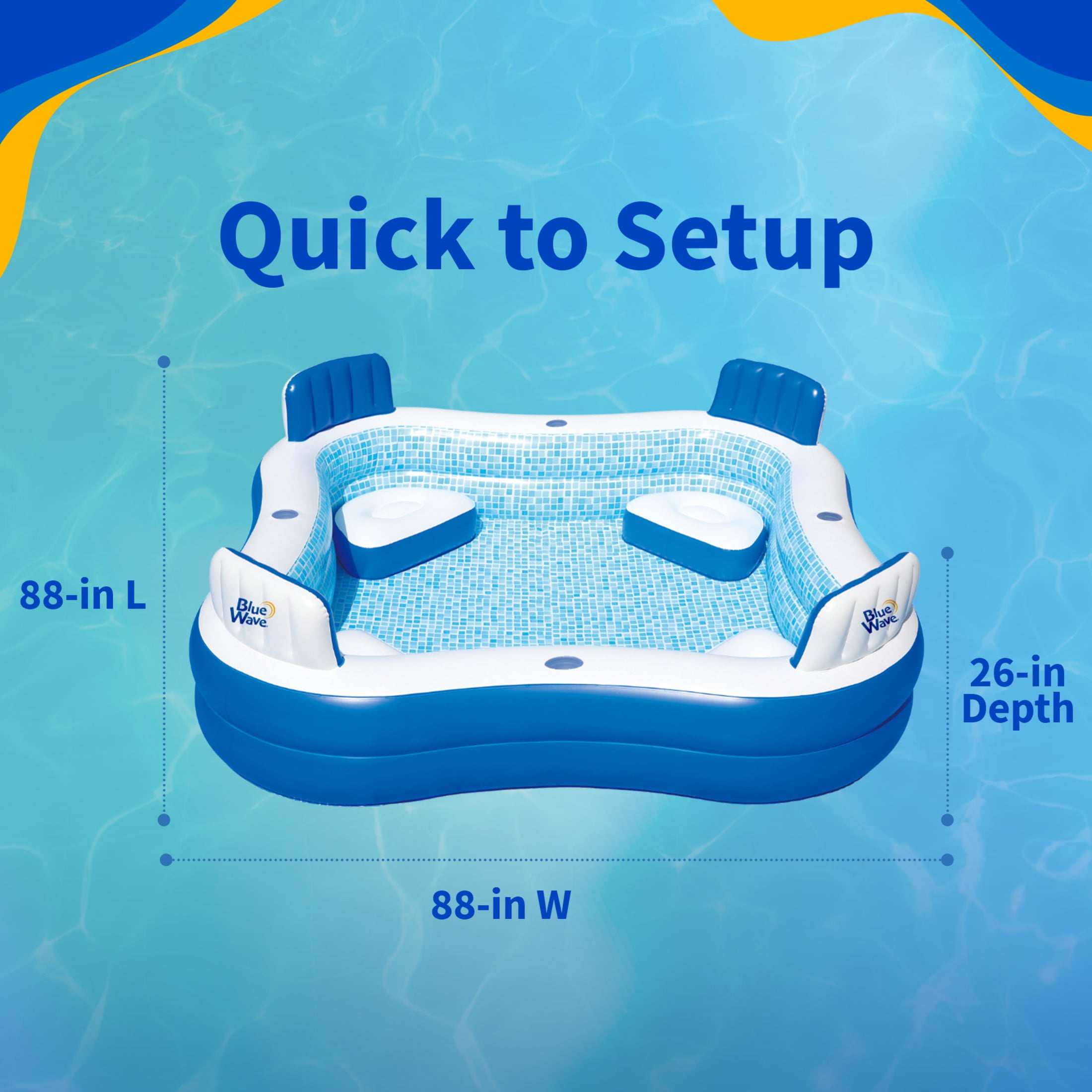 Blue Wave Premier Inflatable Pool w/Cover