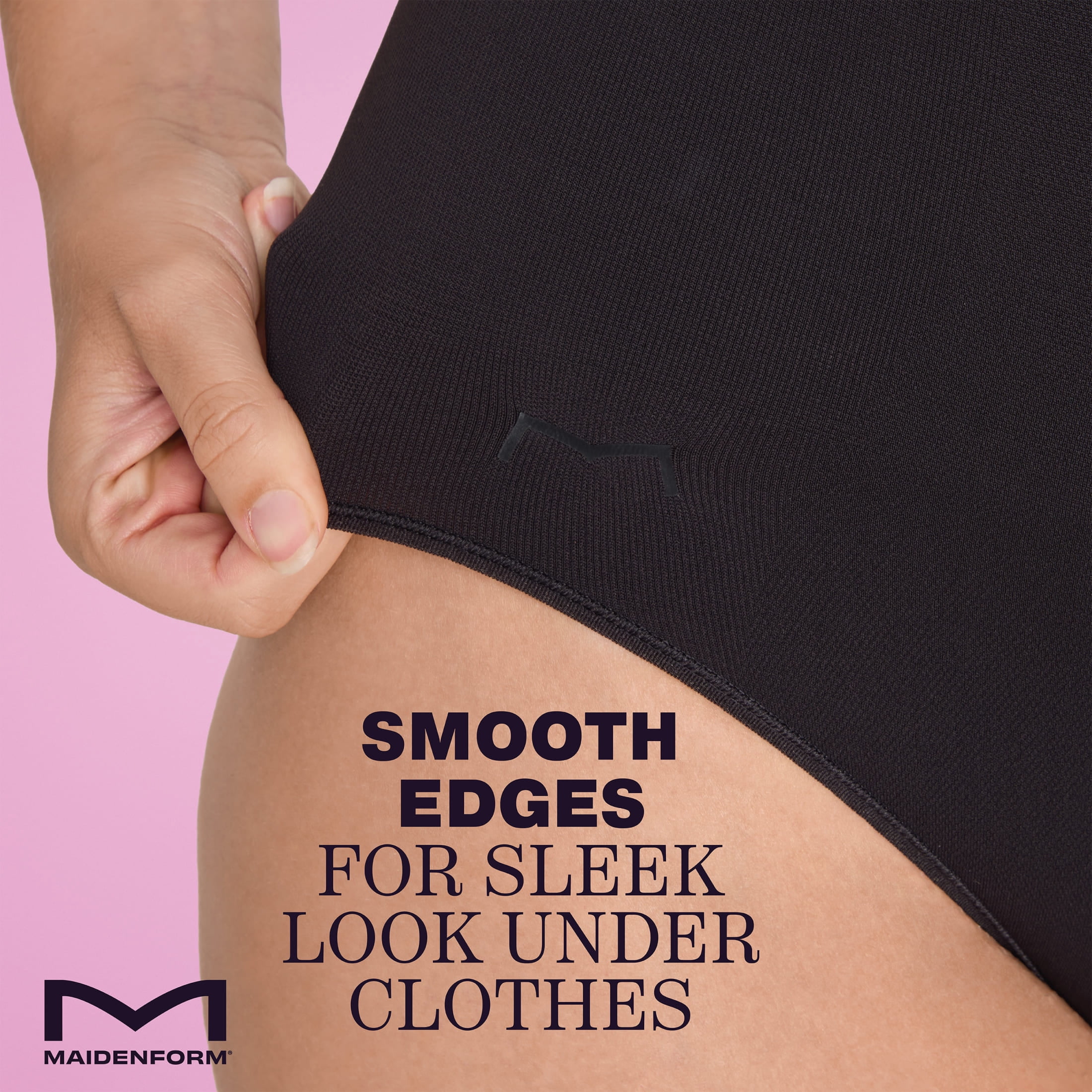 Maidenform Women's Shapewear Seamless Firm Control Thong Bodysuit, Sizes up to 3XL