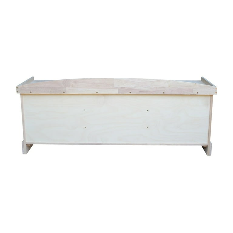 International Concepts Be 150 Bench with Storage Ready To Finish