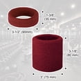 thumbnail image 3 of TOPTIE 4 Pcs Bicep Bands Wristbands Absorbent Sweatbands, Elastic Armband for Football Basketball Baseball Battle, 3 of 7