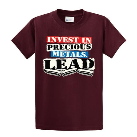 Guns T-Shirt Invest in Precious Metals Lead (Best Way To Invest In Precious Metals)