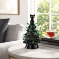 thumbnail image 5 of Halloween Decorations, 8 Inch Lighted Black Cat Resin Halloween Tree, Vintage LED Spooky Cat Tree Lamp, Indoor Tabletop Halloween Decor for Home Party, 5 of 7