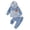 baby boy winter clothes#1 Blue, variant on HCNTES Toddler Baby Boy Fall Outfit Set Contrast Color Stripe Long Sleeve Hoodie Hooded Jogger Pants Infant Waffle Clothes