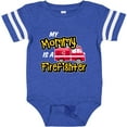 thumbnail image 3 of Inktastic My Mommy is a Firefighter with Fire Truck Boys or Girls Baby Bodysuit, 3 of 5