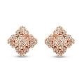 thumbnail image 4 of Diamaison 5/8 Cttw Natural White Diamond Cluster Earrings for Adult in 10Kp Gold, 4 of 4