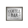 thumbnail image 1 of Stupell Industries Family Owned Coffee Bar Roasted Beans Grey Framed , 11 x 14, 1 of 2