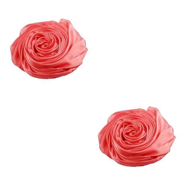 Sonducket Bufanda de mujer Estilo simple Chal de playa sedoso Accesorio de ropa Hermosas bufandas de color sólido para niñas para exteriores Rojo 2Conjunto