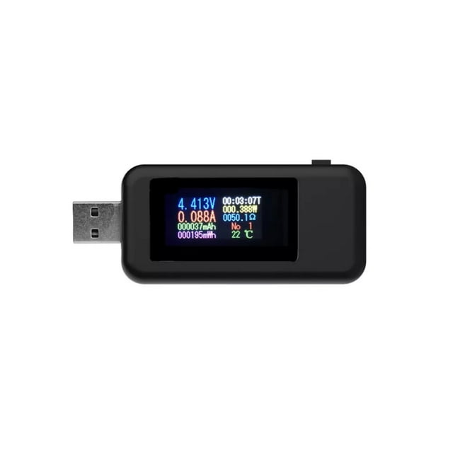 KWS-MX18 10 in1 Digital LCD Display USB Tester Voltaje Corriente yeacher Voltímetro USB
