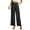 Black, variant on yunLCZ Women's Casual Plus Size Pants Women's Solid Color Fashionable Cotton And Linen Casual Pocket Button Pants Work Clothes for Office