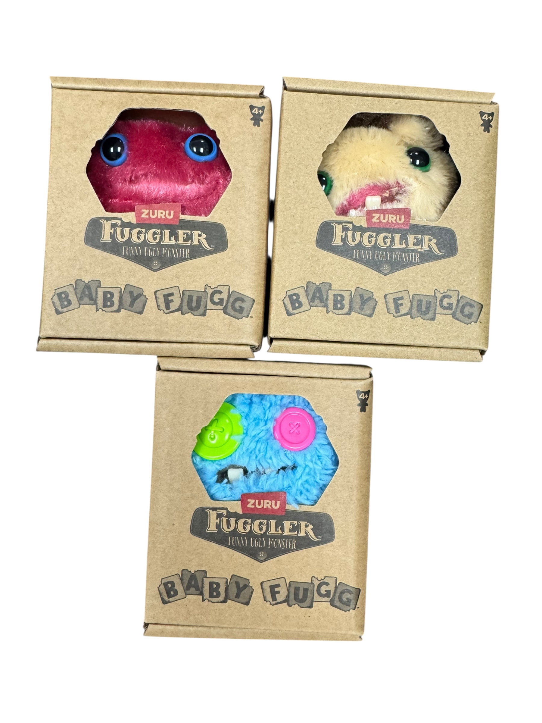 Fuggler Baby Fuggs 3.5 inch (Rabid Rabbit) Soft Plush, Ugly Monster Stuffed Animal Toy by ZURU