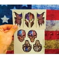 thumbnail image 4 of 10 pack of Small Skull Spartan Hard Hat Helmet 3M Vinyl Decal Sticker Decals, 4 of 8