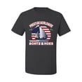 thumbnail image 2 of Wild Bobby, Vintage Retro USA Prestige Worldwide Funny Boats and Hoes Men's Graphic T-Shirt, Charcoal, Medium, 2 of 5