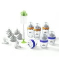 thumbnail image 4 of Imitation Breast Feeding Milk Bottle 3 5oz Plus 3 8oz Baby Bottle with 6 Extra Nipples and a Bottle Brush 13 pecks, 4 of 13