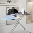 thumbnail image 2 of Kuiaobaty Elastic Ironing Board Cover with Hook & Loop Fasteners, Polyester Spandex Non-Slip Breathable Iron Board Cover, 55" x 16", Hummingbird Daisy Blue, 2 of 5