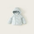 thumbnail image 2 of KAUOD Toddler Winter Puffer Jackets Waterproof Lightweight Hooded down Coats Kids Baby Plain Snow Ski Outwear with Pockets, 2 of 4