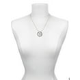 thumbnail image 3 of Delight Jewelry Silvertone Domed Class of 2026 Gymnastics Mom Ring Charm Necklace, 18", 3 of 4