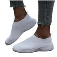 thumbnail image 5 of IUJSOY Lightweight Walking Shoes Women Slip on Mesh Sock Sneakers Anti-Slip Soft Sole Flats, 5 of 5