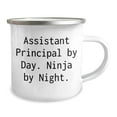 thumbnail image 2 of Assistant Principal By Day, Ninja By Night. Valentine's Day Unique Gifts for Assistant Principals, Camping Mug for Men, Women, Coworkers, Family, 2 of 5
