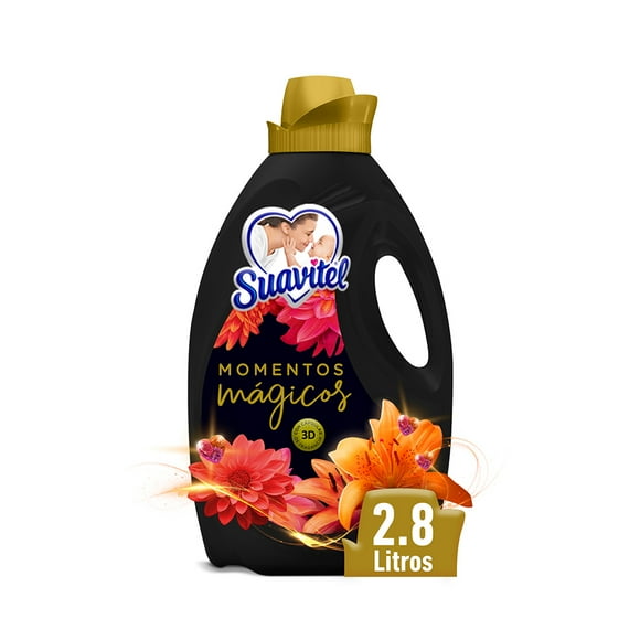 Suavizante de Telas Suavitel Momentos Mágicos Caricia Irresistible 2.8 L