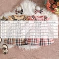 thumbnail image 4 of Xyant Baby Girl Clothes Fall Winter Outfit Long Sleeve Ruffle Romper Plaid Skirt Bow Headband 3 Pcs Set 0-18 Months, 4 of 9