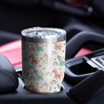 thumbnail image 4 of 30oz Colorful Unicorn Rainbow Pattern Tumblers Stainless Steel Tumbler with Lid and Straw,Vacuum Insulated Double Wall Travel Tumbler Cups Mug with Cleaning Brush for Coffee,Tea, 4 of 7